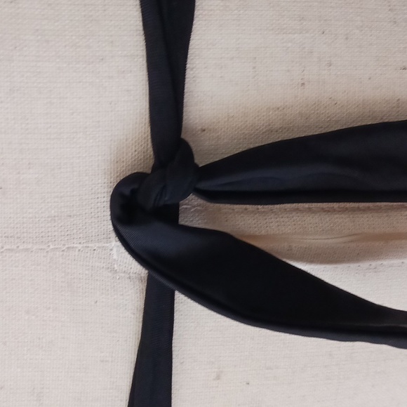 Black one piece net swimsuit - Picture 7 of 11